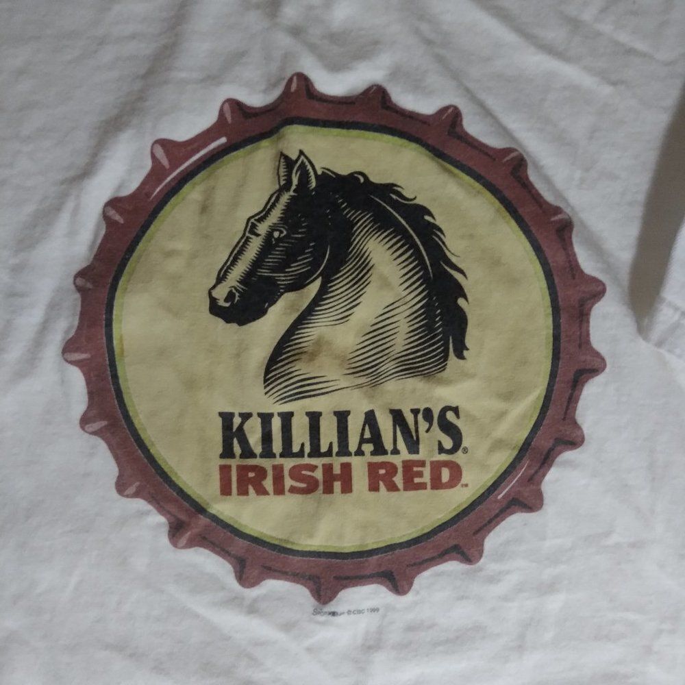 Vintage Killian's Irish Red Beer Logo T-Shirt